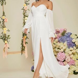 Beautiful white maxi dress